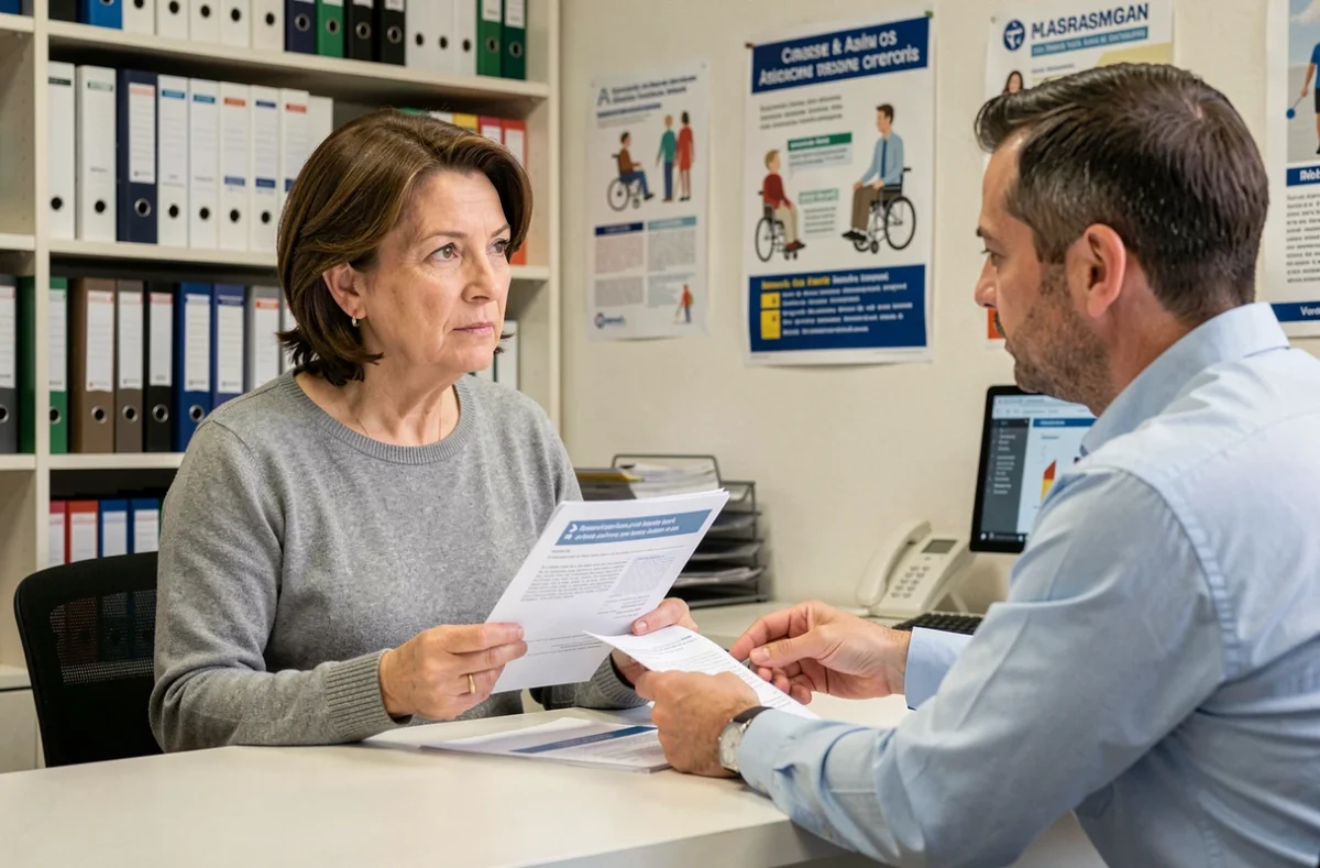 Accompagnement d'une personne handicapée par un conseiller MDPH pour la constitution d'un dossier CDAPH